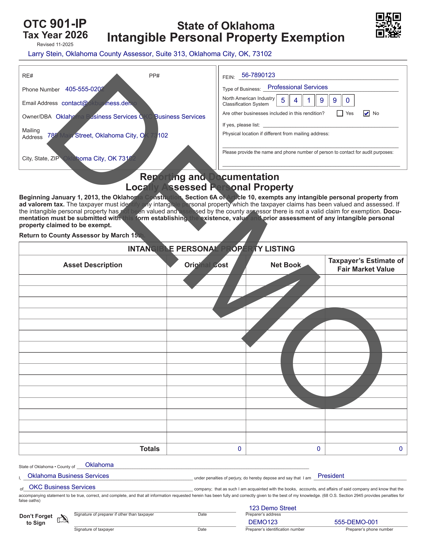 OTC 901-IP — Page 1
